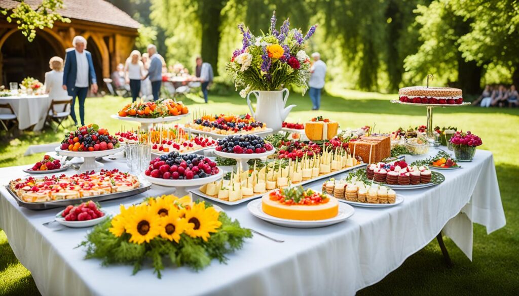 Catering für Familientreffen und Taufen