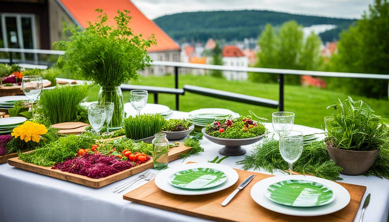 Umweltfreundliches Event-Catering