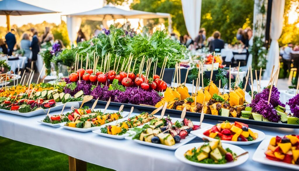 Vegane Gerichte für Events