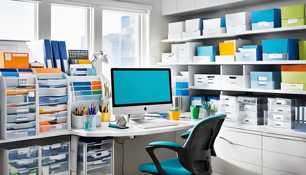 geordneter Arbeitsplatz